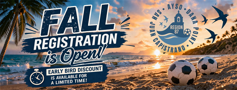 Fall Registration is Open!  